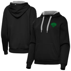 New York Knicks Antigua Women's St. Patrick's Day Victory Pullover Hoodie Black