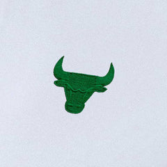 Chicago Bulls Antigua Women's St. Patrick's Day Intent Quarter-Zip Top White