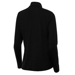 Golden State Warriors Antigua Women's St. Patrick's Day Intent Quarter-Zip Top Black