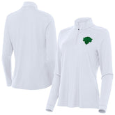 New York Knicks Antigua Women's St. Patrick's Day Intent Quarter-Zip Top White