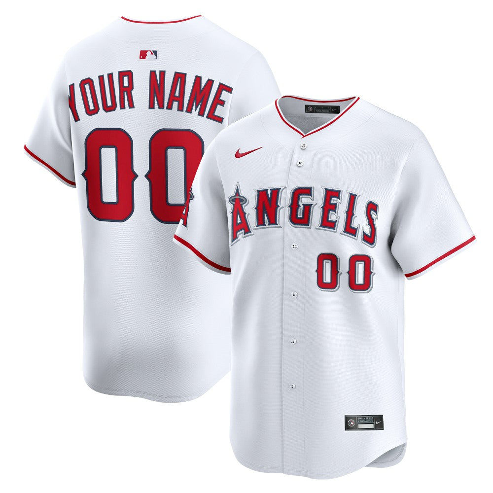 Los Angeles Angels Nike Home Limited Custom Jersey Discount