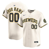 Milwaukee Brewers Nike Home Limited Custom Jersey Near Me