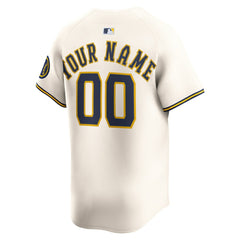 Milwaukee Brewers Nike Home Limited Custom Jersey Near Me