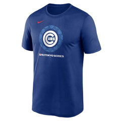 Chicago Cubs Nike 2025 MLB World Tour: Tokyo Series Legend Logo Performance T-Shirt Outlet