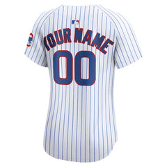 Chicago Cubs Nike Women's Home Limited Custom Jersey Outlet