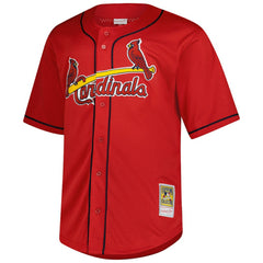 Mark McGwire St. Louis Cardinals Mitchell & Ness Big & Tall Cooperstown Mesh Batting Practice Jersey Discount