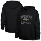 Baltimore Ravens '47 Women's Clarity Naomi Hoodie - Black - 47 brand