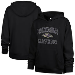 Baltimore Ravens '47 Women's Clarity Naomi Hoodie - Black - 47 brand