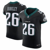 Saquon Barkley Philadelphia Eagles Alternate Vapor F.U.S.E. Elite Jersey - Black - Nike