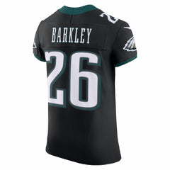 Saquon Barkley Philadelphia Eagles Alternate Vapor F.U.S.E. Elite Jersey - Black - Nike