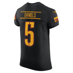 Jayden Daniels Washington Commanders Alternate Vapor F.U.S.E. Elite Jersey - Black - Nike