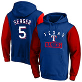Corey Seager Texas Rangers Profile Big & Tall Name & Number Fleece Pullover Hoodie Outlet