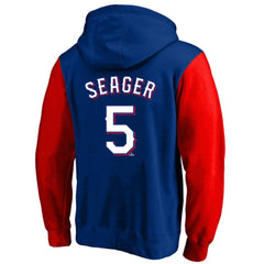 Corey Seager Texas Rangers Profile Big & Tall Name & Number Fleece Pullover Hoodie Outlet