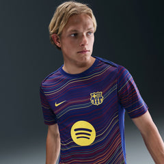 Nike - Barcelona Home 2025/26 Academy Pro Pre-Match Top - Navy