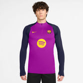 Nike - Barcelona 2025/26 Strike Drill Quarter-Zip Long Sleeve Dri-FIT Top - Purple