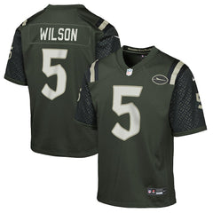 Garrett Wilson New York Jets Youth 2025 Rivalries Collection Game Jersey - Gotham Green - Nike