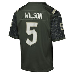 Garrett Wilson New York Jets Youth 2025 Rivalries Collection Game Jersey - Gotham Green - Nike