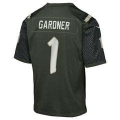 Ahmad Sauce Gardner New York Jets Youth 2025 Rivalries Collection Game Jersey - Gotham Green - Nike