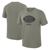 New York Jets 2025 Rivalries Collection Slub Dri-FIT T-Shirt - Dark Stucco - Nike