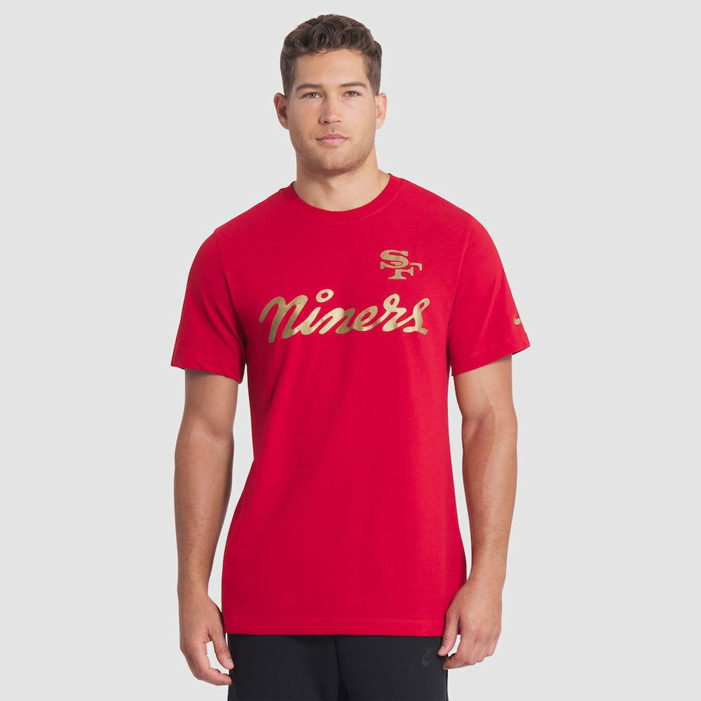 San Francisco 49ers 2025 Rivalries Collection Slub Dri-FIT T-Shirt - Scarlet - Nike