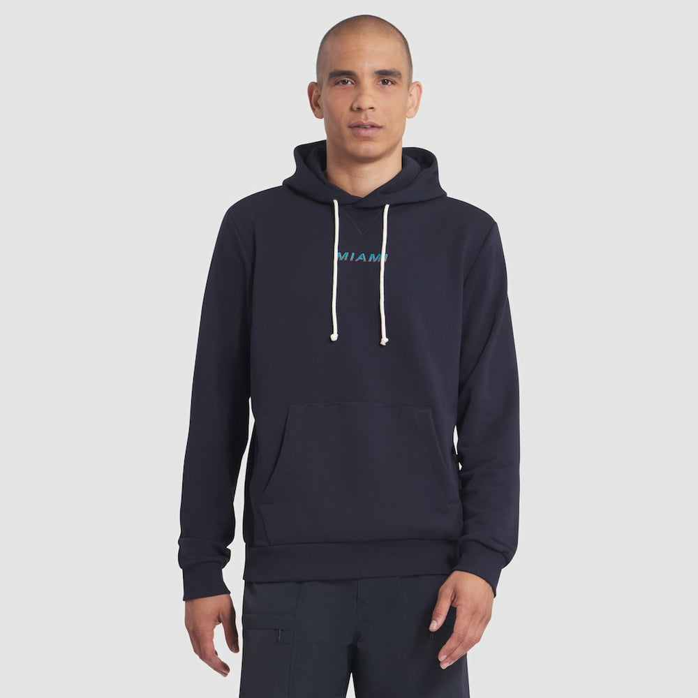 Miami Dolphins 2025 Rivalries Collection Standard Issue Sideline Dri-FIT Hoodie - Pitch Blue - Nike
