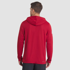 Arizona Cardinals 2025 Rivalries Collection Sideline Dri-FIT Long Sleeve Hoodie T-Shirt - Red - Nike