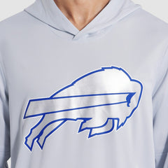 Buffalo Bills 2025 Rivalries Collection Sideline Dri-FIT Long Sleeve Hoodie T-Shirt - Silver - Nike