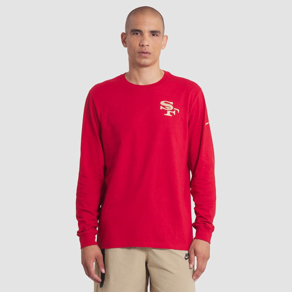 San Francisco 49ers 2025 Rivalries Collection Essential Long Sleeve T-Shirt - Scarlet - Nike