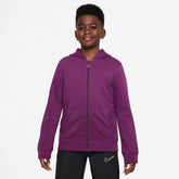 Nike - Barcelona Youth 2025/26 Club Full-Zip Hoodie - Purple