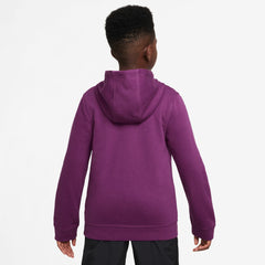 Nike - Barcelona Youth 2025/26 Club Full-Zip Hoodie - Purple