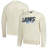 Detroit Lions '47 Locked In Headline Pullover Sweatshirt - Cream - 47 brand