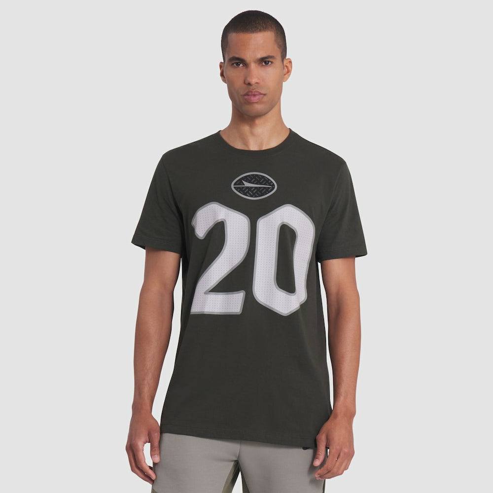 Breece Hall New York Jets 2025 Rivalries Collection Player Name & Number T-Shirt - Gotham Green - Nike