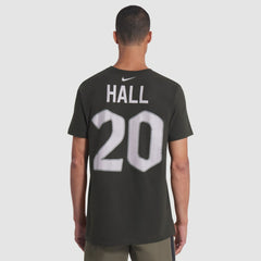 Breece Hall New York Jets 2025 Rivalries Collection Player Name & Number T-Shirt - Gotham Green - Nike