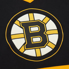 Boston Bruins Mitchell & Ness Women's Heritage Lace-Up Pullover Sweatshirt - Black | NHL near me