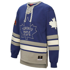 Toronto Maple Leafs Mitchell & Ness Women's Heritage Lace-Up Pullover Sweatshirt - Blue | NHL discount