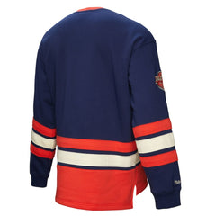 Washington Capitals Heritage Lace-Up Pullover Sweatshirt - Navy | NHL sale