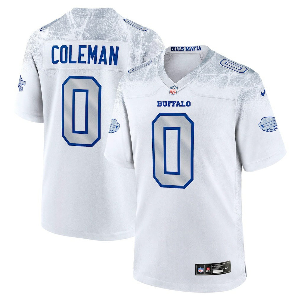 Keon Coleman Buffalo Bills 2025 Rivalries Collection Game Jersey - White - Nike