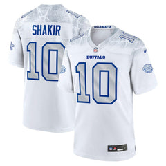 Khalil Shakir Buffalo Bills 2025 Rivalries Collection Game Jersey - White - Nike
