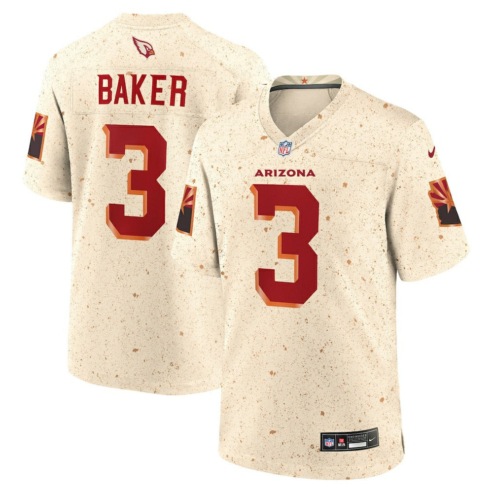 Budda Baker Arizona Cardinals 2025 Rivalries Collection Game Jersey - Natural - Nike