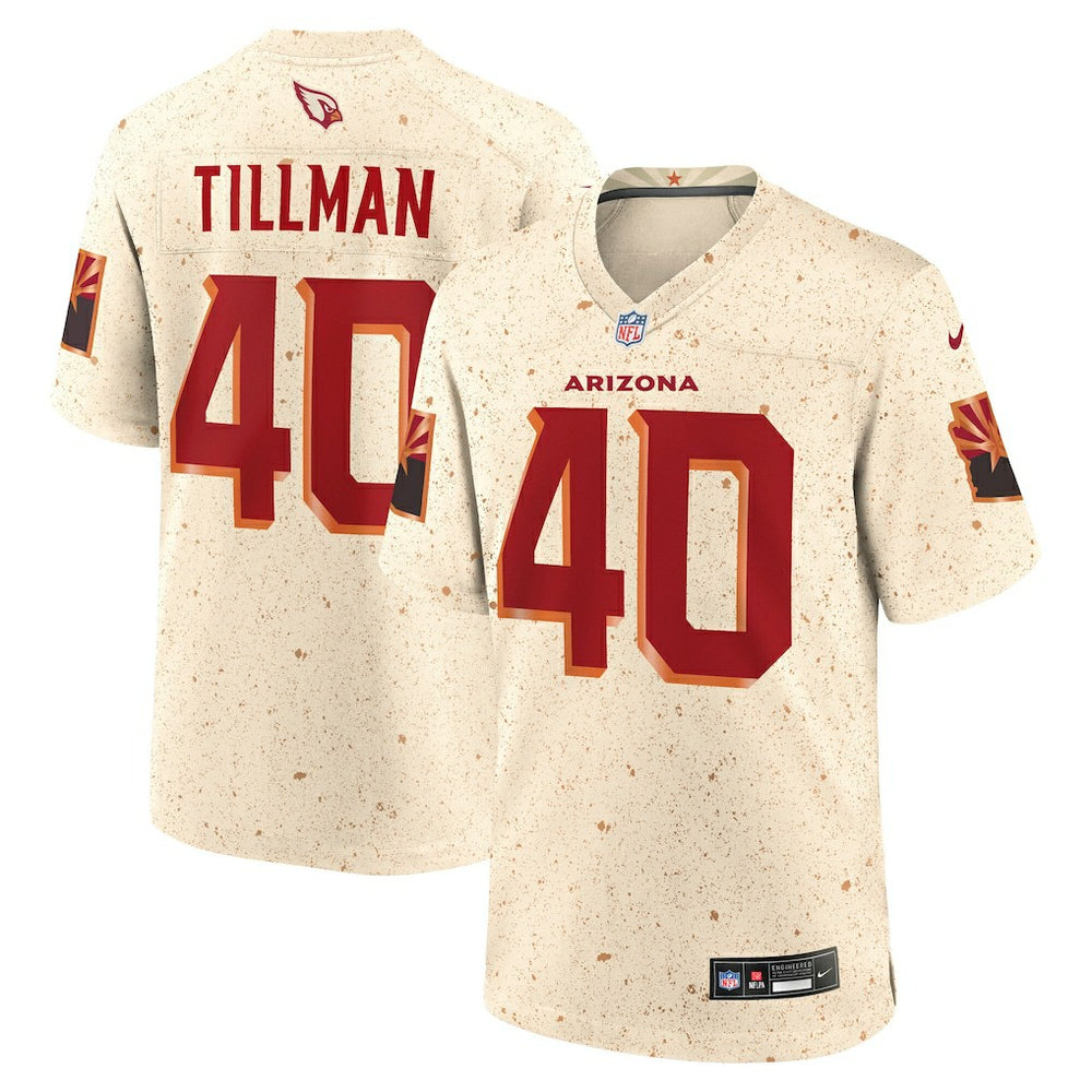 Pat Tillman Arizona Cardinals 2025 Rivalries Collection Retired Player Game Jersey - Natural - Nike