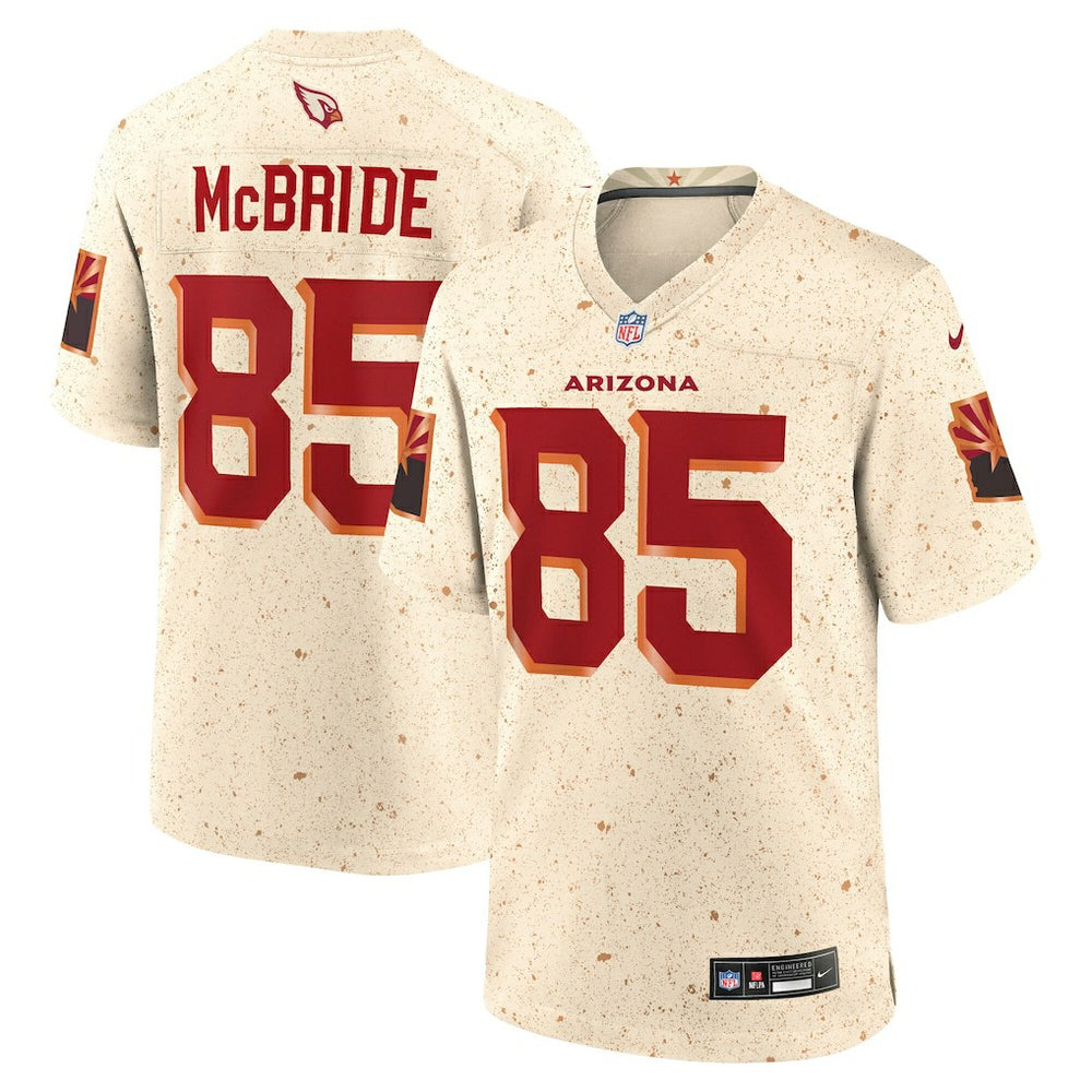 Trey McBride Arizona Cardinals 2025 Rivalries Collection Game Jersey - Natural - Nike