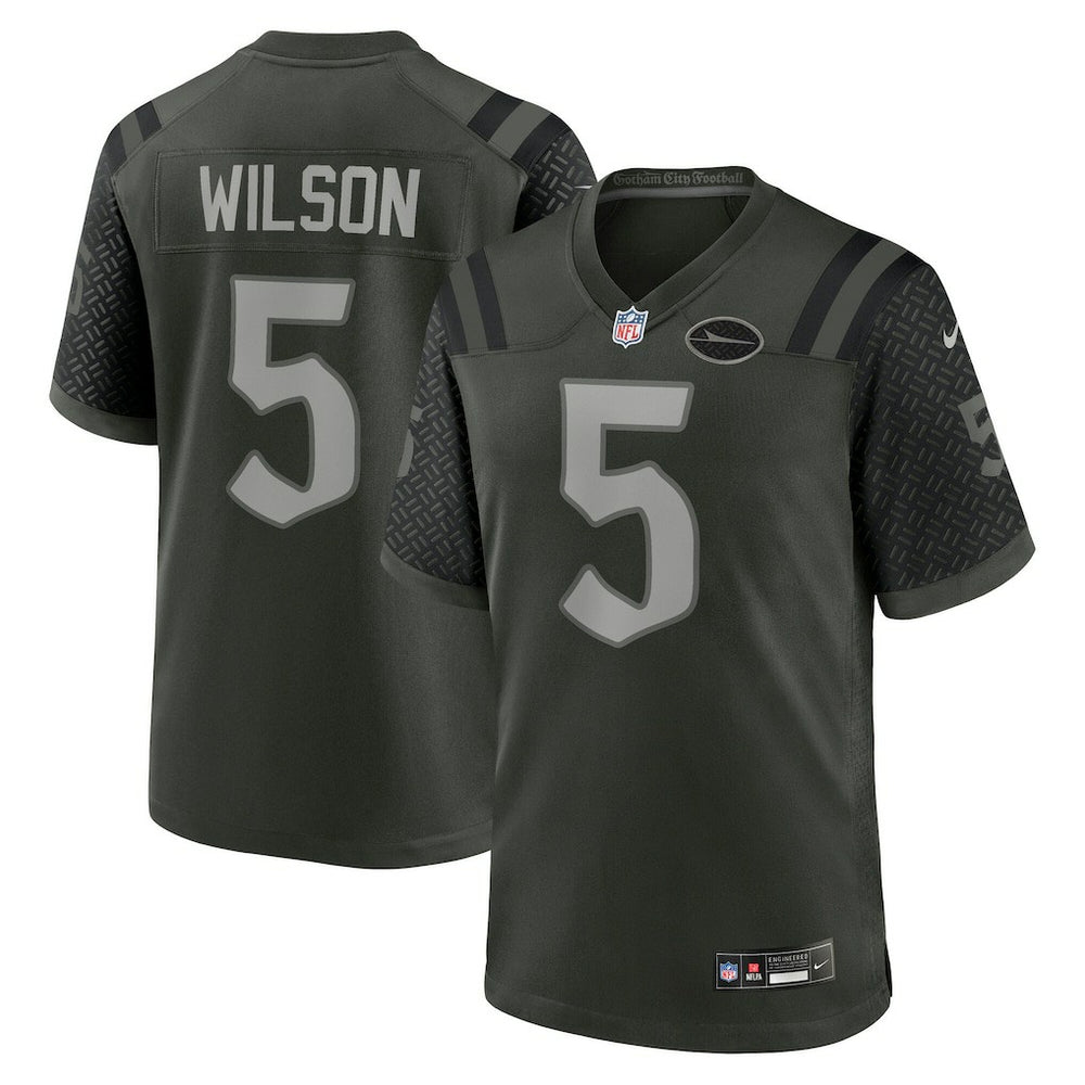 Garrett Wilson New York Jets 2025 Rivalries Collection Game Jersey - Gotham Green - Nike