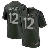 Joe Namath New York Jets 2025 Rivalries Collection Retired Player Game Jersey - Gotham Green - Nike
