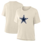 Dallas Cowboys Women's Dove Legacy T-Shirt - Cream - Fanatics
