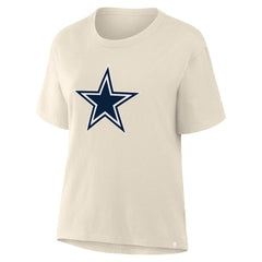 Dallas Cowboys Women's Dove Legacy T-Shirt - Cream - Fanatics