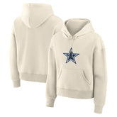 Dallas Cowboys Women's Dove Legacy Pullover Hoodie - Cream - Fanatics