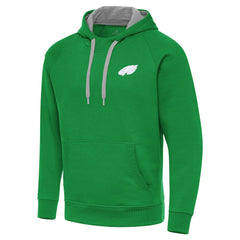 Philadelphia Eagles Antigua St. Patrick's Day Victory Pullover Hoodie - Kelly Green - NFL