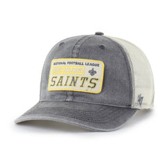 New Orleans Saints '47 Canteen Relaxed Trucker Adjustable Hat - Charcoal - 47 brand