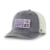 Baltimore Ravens '47 Canteen Relaxed Trucker Adjustable Hat - Charcoal - 47 brand