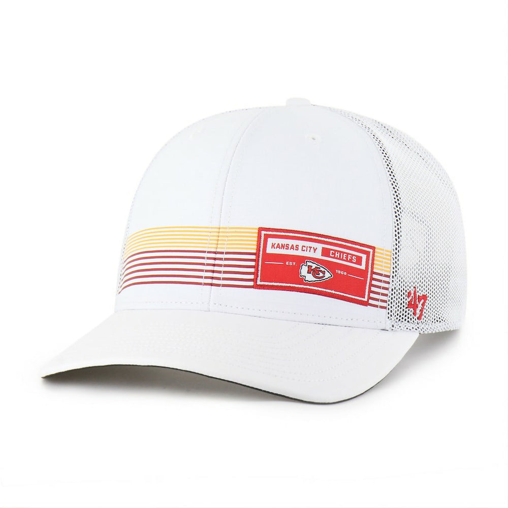 Kansas City Chiefs '47 Rangefinder Trucker Adjustable Hat - White - 47 brand